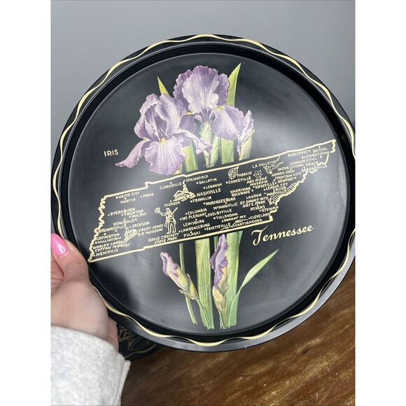 Mid-Century Tennessee Metal Tourist Tray Vintage 1960´s